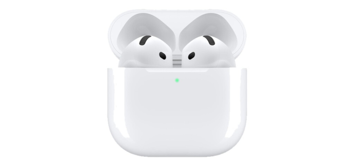 JoyBuy: Apple AirPods 4 - Écouteurs sans fil Bluetooth, résistants à l'eau, puce H2 à 115€ (au lieu de 149€)