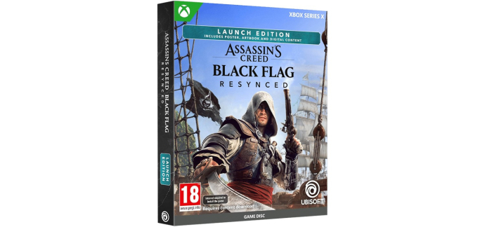 Amazon: Assassin's Creed Black Flag Launch Edition (Xbox) à 53,99€ (au lieu de 59,99€)