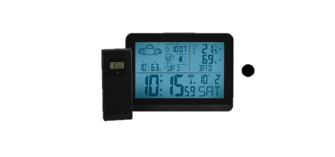LIDL: Station météo LIVARNO - capteur extérieur 100 m, phases lunaires à 9,99€ (au lieu de 14,99€)