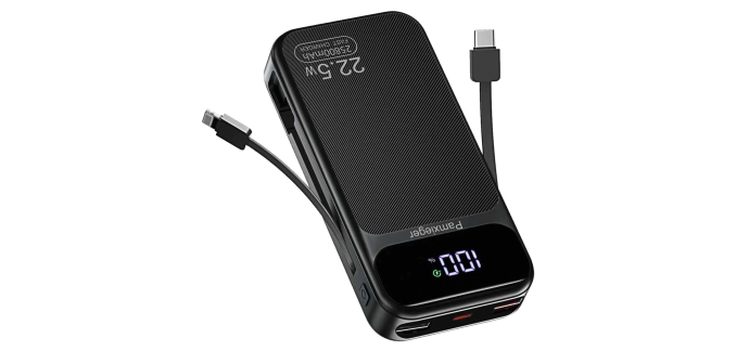 Amazon: Batterie Externe Zamxueyo - 25800mAh, 22.5W à 16,99€ (au lieu de 21,36€)