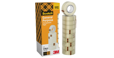 Amazon: Ruban Adhésif Transparent Scotch 508 - 10 Rouleaux, 15 mm x 33 m à 4,67€ (au lieu de 7,03€) (Via Pré