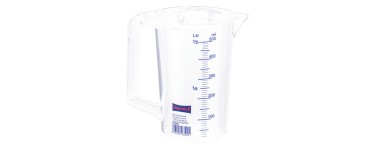 Amazon: Verre doseur hünersdorff - 0.5L, polypropylène (PP), incassable et lavable au lave-vaisselle à 5,73€