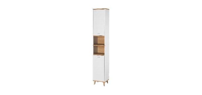 LIDL: LIVARNO Meuble colonne de salle de bains Corfu - L 32 x H 180 x P 28 cm à 49,99€ (au lieu de 59,99€)