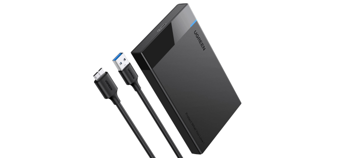 Amazon: Boîtier pour Disque Dur Ugreen 2,5" - USB 3.0 à 10,44€ (au lieu de 11,64€)