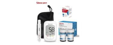 JoyBuy: Sinocare Safe AQ Pro I Moniteur de glycémie - 50 bandes, avertissement cétones, 500 mémoires à 16,14
