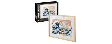 Amazon: LEGO® Art Hokusai – La Grande vague (31208) à 99,99€ (au lieu de 122,39€)