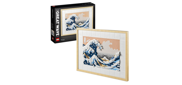 Amazon: LEGO® Art Hokusai – La Grande vague (31208) à 99,99€ (au lieu de 122,39€)