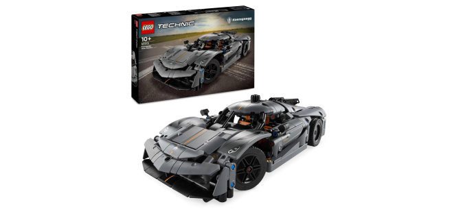 Amazon: LEGO® Technic Hypercar Koenigsegg Jesko Absolut (42173) à 26,85€ (au lieu de 38,10€)
