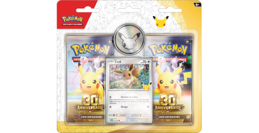 Amazon: Duopack Pokémon 30e Anniversaire Évoli (Cartes à Collectionner) à 13,99€ (au lieu de 39,99€)