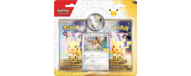 Amazon: Duopack Pokémon 30e Anniversaire Évoli (Cartes à Collectionner) à 13,99€ (au lieu de 39,99€)