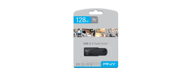 Amazon: Clé USB 3.1 PNY - 128 Go 80MB/s à 9,01€