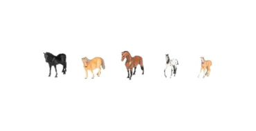 LIDL: LUPILU Set de figurines Chevaux - 5 pièces à 8,99€ (au lieu de 9,99€)