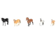 LIDL: LUPILU Set de figurines Chevaux - 5 pièces à 8,99€ (au lieu de 9,99€)