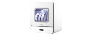 JoyBuy: Lave-vaisselle de table GORGENOX 3 couverts - Lavage, désinfection, séchage, UV à 198,99€