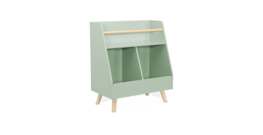 Sweeek: Meuble de rangement enfant vert 2 compartiments à 49,99€ (au lieu de 69,99€)