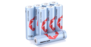 Amazon: Lot de 8 Piles Rechargeables AA Photoolex - 3000mWh avec boîte de stockage à 14,22€