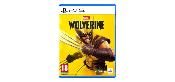 JoyBuy: Marvel's Wolverine - Édition Standard - PS5 - Version Française à 59,99€ (au lieu de 79,99€)
