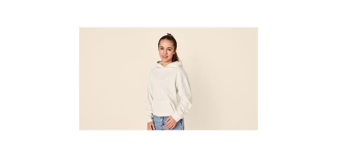 LIDL: ESMARA KIDS Sweat à capuche enfant - 60% coton, 40% polyester recyclé à 4,99€ (au lieu de 7,99€)