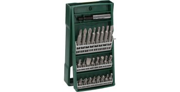 Amazon: Set de 25 embouts de vissage Bosch Mini-X-Line - Porte-embout magnétique à 6,73€ (au lieu de 12,54€)