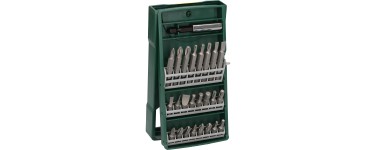Amazon: Set de 25 embouts de vissage Bosch Mini-X-Line - Porte-embout magnétique à 6,73€ (au lieu de 12,54€)