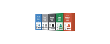 Amazon: Capsules de café Paquet Varié compatibles Nespresso - 5 x 20 capsules à 16,11€ (au lieu de 19,80€)