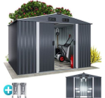 Cdiscount: GARDEBRUK Abri de jardin métal XXL 5m² - 260x205x180cm, porte coulissante à 269,99€
