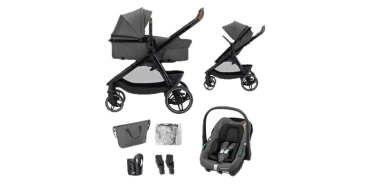 Cdiscount: MAXI-COSI Poussette 3 en 1 Zelia S Trio2 - Nacelle, siège auto Cabriofix S iSize, 0-22Kg à 269,99€