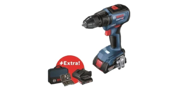 Cdiscount: Perceuse-visseuse Bosch Professional GSR 18V-50 + 2 batteries 2,0Ah + chargeur + 43 accessoires à 13