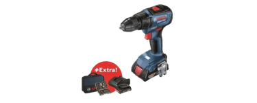 Cdiscount: Perceuse-visseuse Bosch Professional GSR 18V-50 + 2 batteries 2,0Ah + chargeur + 43 accessoires à 13
