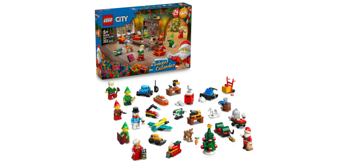 Amazon: LEGO® City Calendrier de l'Avent 2026 à 20,24€ (au lieu de 23,90€)