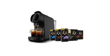 Cdiscount: Machine à café à capsules doubles PHILIPS L'Or Barista Sublime LM9012/65 - Noir + 50 capsules à 79,9