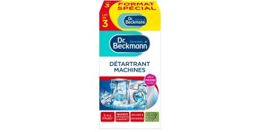 Amazon: Lot de 3 Détartrants Machines Dr.Beckmann - Lave-Vaisselle & Lave-Linge à 5,20€ (au lieu de 12,51€)