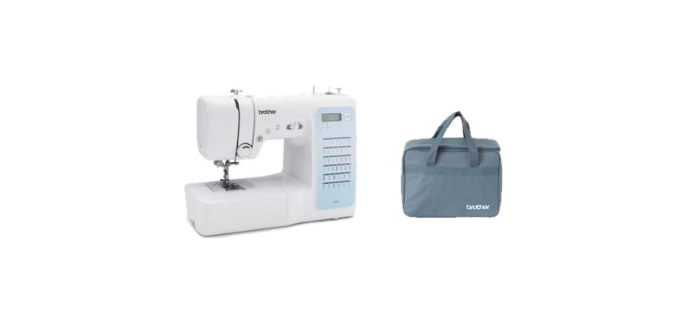 Cdiscount: Machine à coudre électronique BROTHER FS40s - 40 points, écran LCD à 189,99€ (au lieu de 249,99€)