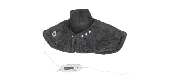 LIDL: SENSIPLAST Coussin chauffant épaules et nuque SSHK 100 E5 - 6 niveaux, 100W à 14,99€
