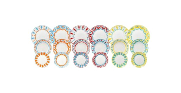 LIDL: TOGNANA Service de table Amalfi 18 pièces - Porcelaine à 57,99€ (au lieu de 93,99€)