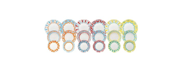LIDL: TOGNANA Service de table Amalfi 18 pièces - Porcelaine à 57,99€ (au lieu de 93,99€)