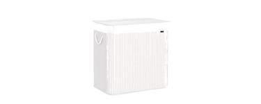 JoyBuy: JOYFURNOS Panier à linge bambou 3 compartiments avec couvercle à 12,99€ (au lieu de 35,57€)