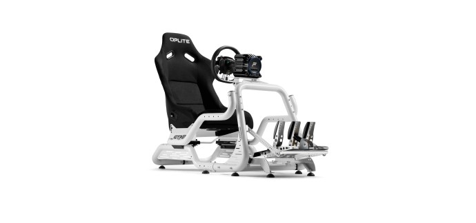 Amazon: Cockpit de simulation automobile Oplite GTR S8 Infinity Ultra White à 399,99€ (au lieu de 544,37€)