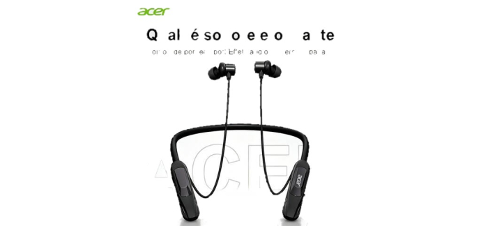 JoyBuy: Acer OHR810 Écouteurs tour de cou Bluetooth 5.4 - Mode jeu, Hi-Fi Dolby à 9,99€ (au lieu de 19,99€)