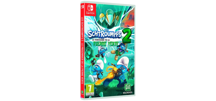 Amazon: Les Schtroumpfs 2 Le Prisonnier de la Pierre Verte (Switch) à 20,2€ (au lieu de 49,99€)
