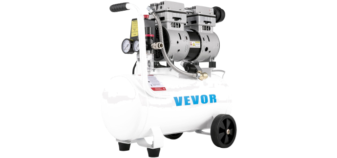 Amazon: Compresseur d'air VEVOR sans huile - 25 L, faible bruit à 115,90€ (au lieu de 151,90€)