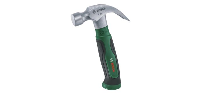 Amazon: Marteau Bosch arrache-clou 225 g / 8 oz à 8,66€ (au lieu de 14,39€)