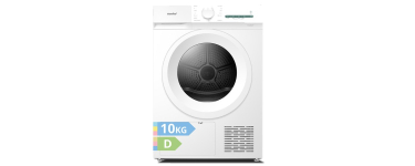 JoyBuy: Comfee' CD10EHP05W-HR Sèche-linge pompe à chaleur 10 kg - Classe D, UV, écran LED à 356,99€
