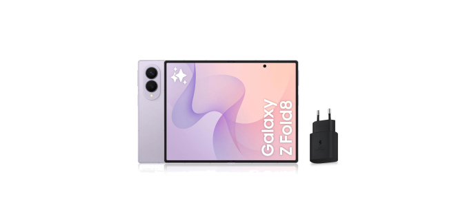 Amazon: Samsung Galaxy Z Fold8 - 256 Go, écran pliable 7,6" - smartphone à 1319€ (au lieu de 1733€)
