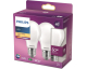 Amazon: Pack 2 ampoules LED Philips - E27, 60W, Blanc Chaud Dépolie à 5,84€ (au lieu de 7,86€)