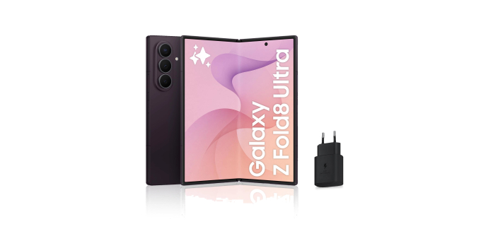 Amazon: Smartphone 8" Samsung Galaxy Z Fold 8 Ultra 5G - RAM 12 Go, 256 Go à 1399€ (au lieu de 1599€)