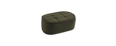 Sweeek: Pouf repose-pieds Boni bouclette texturée kaki - 91x63x40 cm à 83,99€ (au lieu de 119,99€)