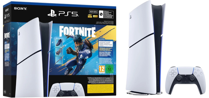 Amazon: Console PlayStation 5 Édition Numérique - Manette DualSense & Fortnite Flowering Chaos à 499,99€