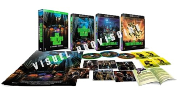 Amazon: Coffret Les Tortues Ninja La Trilogie Édition Collector Limitée Blu-ray 4K Ultra HD à 51,78€