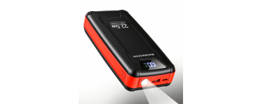 Amazon: Batterie externe Paidasin PD3.0 QC4.0 - 22.5W, écran LCD, lampe de poche à 12,99€